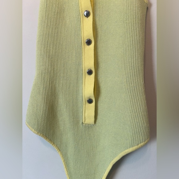 New SER.O.YA Ribbed Collared Polo Bodysuit - Picture 7 of 10